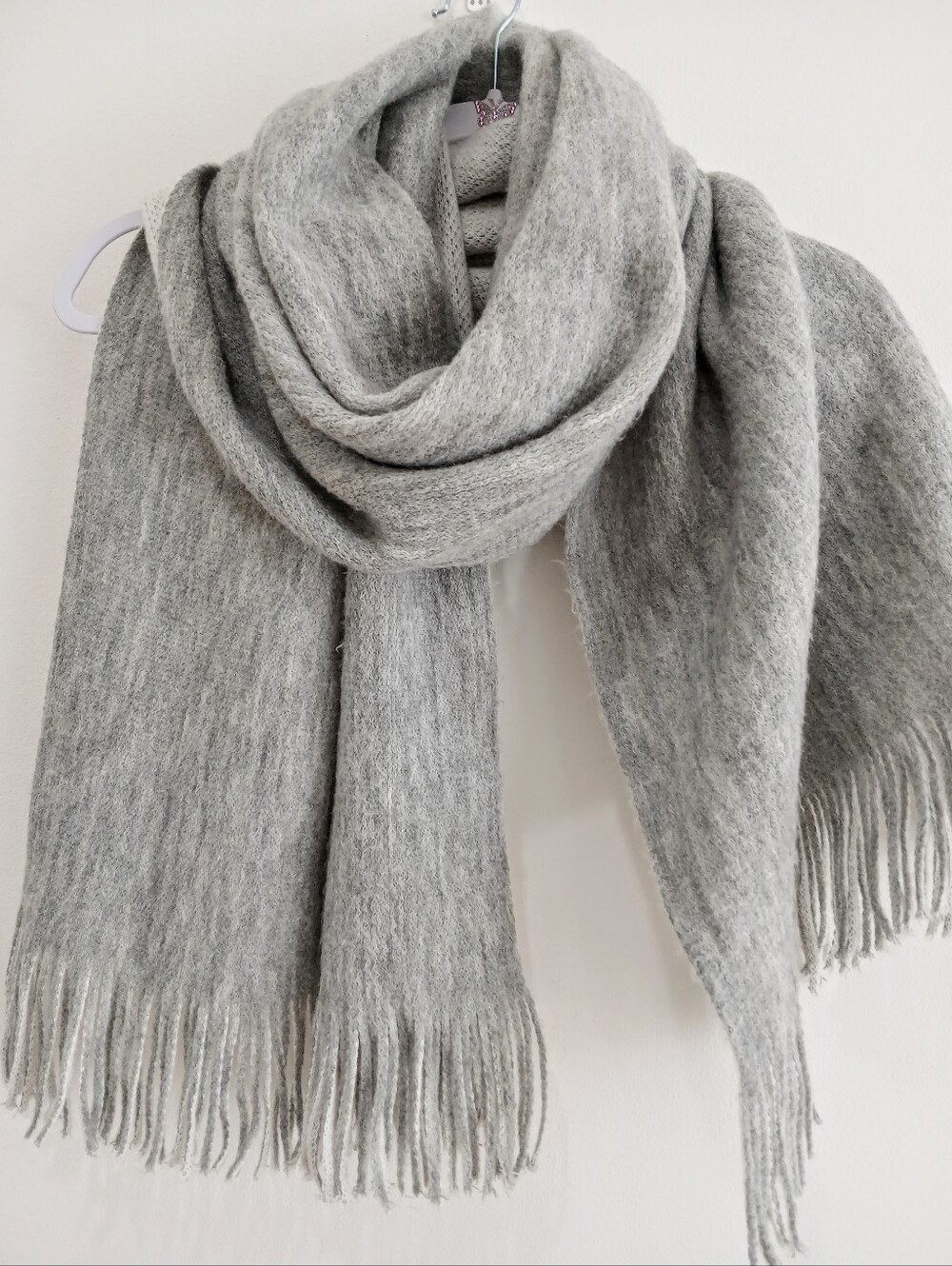 DYNAMITE Oversized Cozy Fringed Scarf/Wrap  OS
